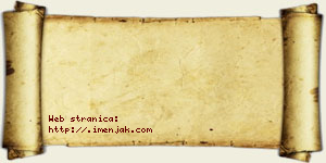 Jasmina Rajkov vizit kartica